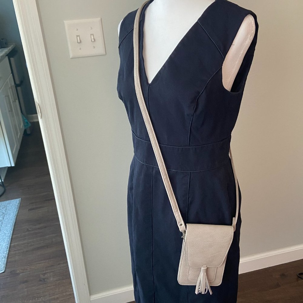 3/$20 Small Gray Tassel Crossbody